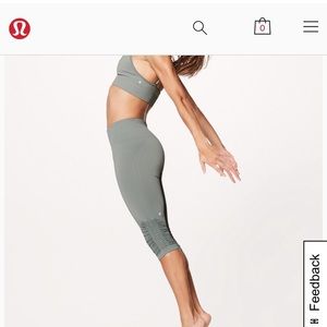 Lululemon crops size 4
